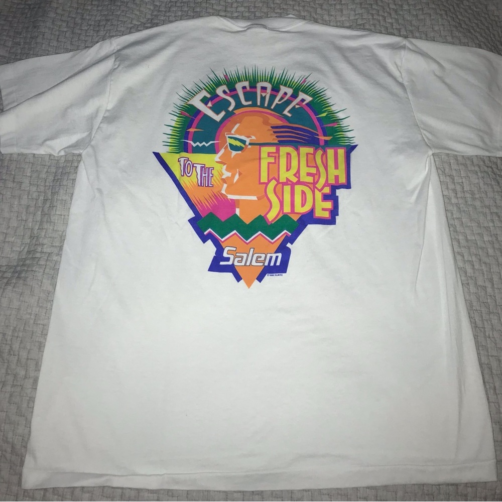 Vintage 1992 Salem Cigarettes “Escape to the Fresh Side” Tee Size XL - MINT!